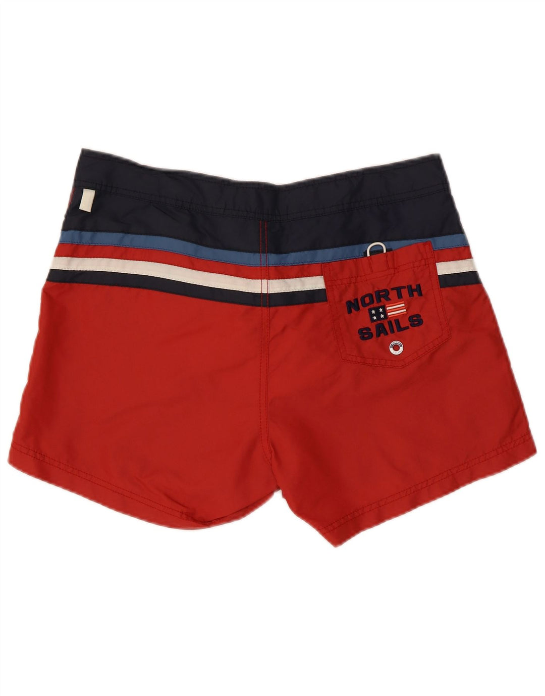 North Sails Herre grafiske svømmeshorts Medium Rød Colourblock Polyamid