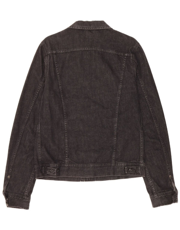Lee Herre denimjakke UK 38 Medium Sort Bomuld