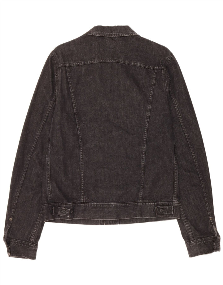Lee Herre denimjakke UK 38 Medium Sort Bomuld