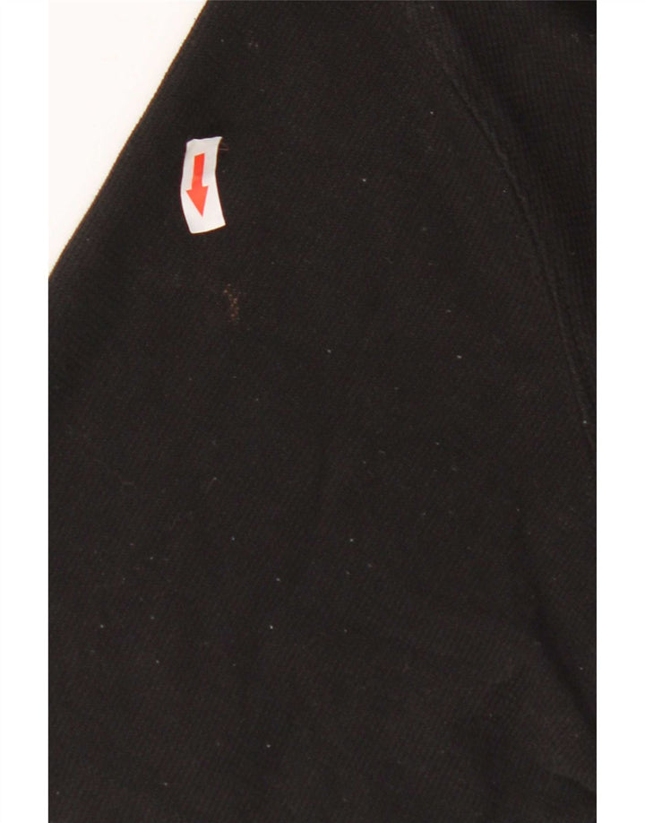 Zara Herre T-Shirt Top Stor Sort Polyester
