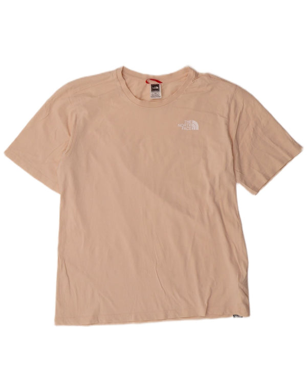 The North Face Herre Grafisk T-Shirt Top UK 14 Medium Beige Bomuld