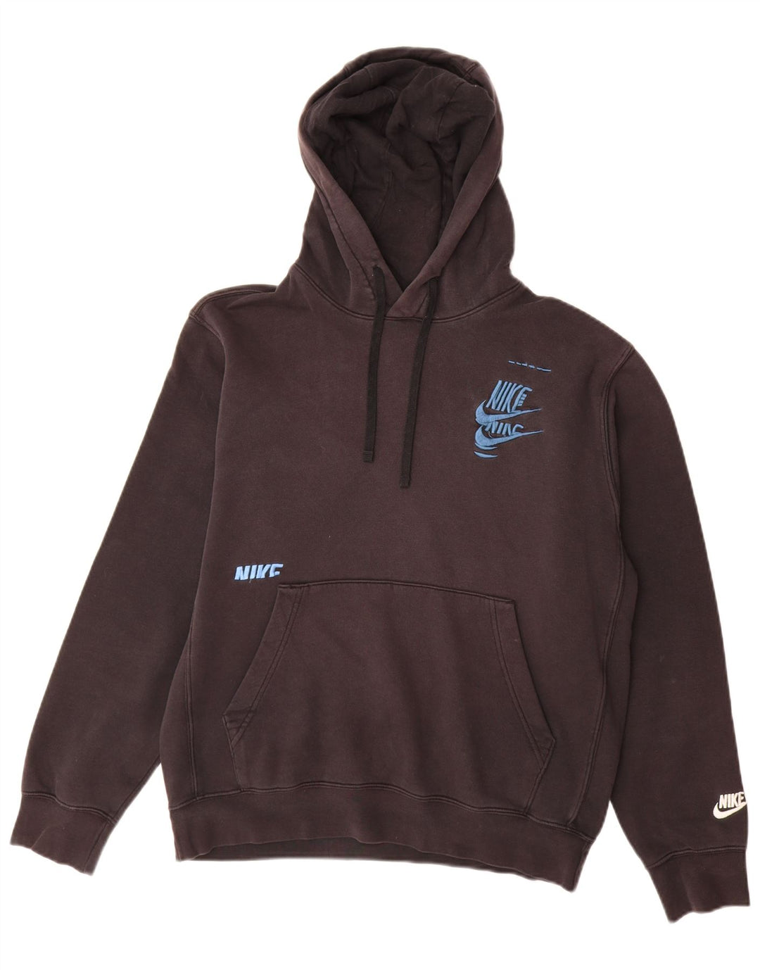 Nike Herre hættetrøje Jumper Medium Sort Bomuld