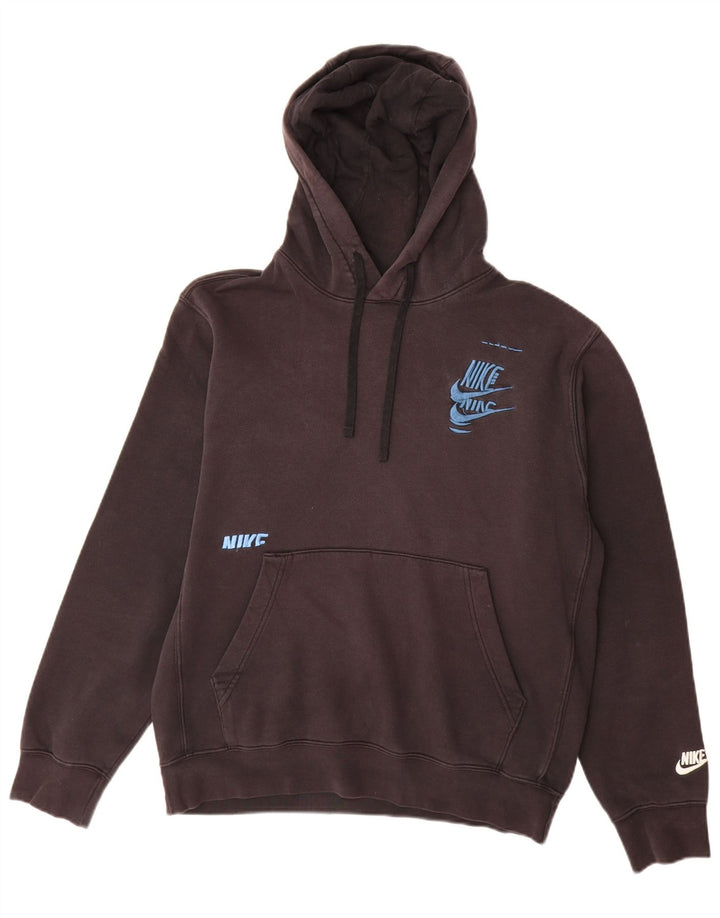 Nike Herre hættetrøje Jumper Medium Sort Bomuld