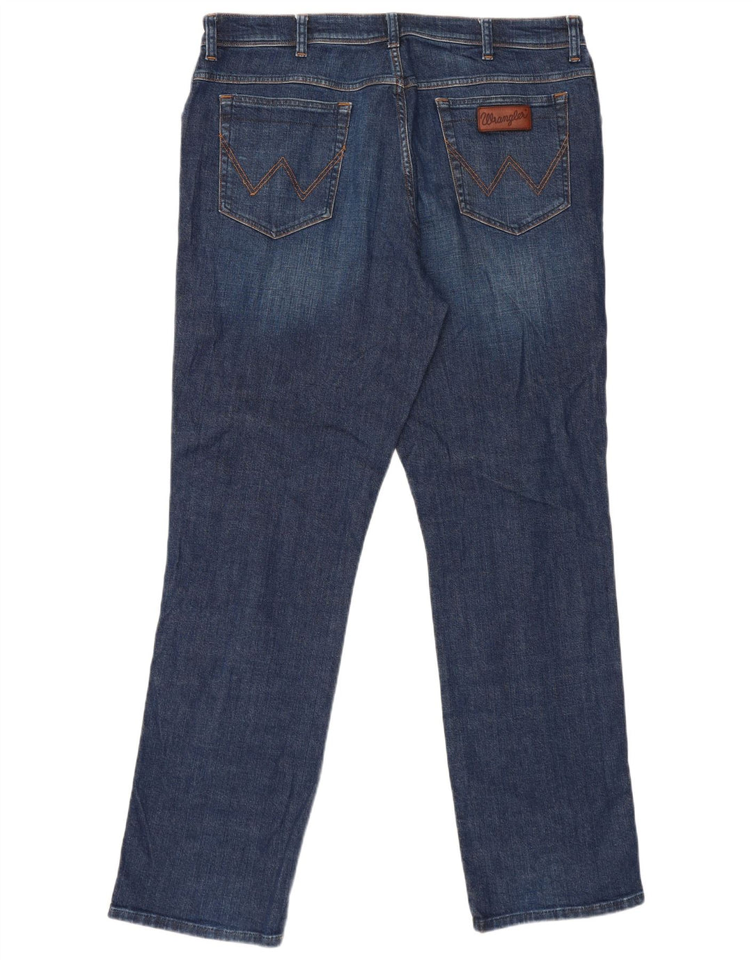 Wrangler Herre Texas Straight Jeans W40 L34 Blå Bomuld