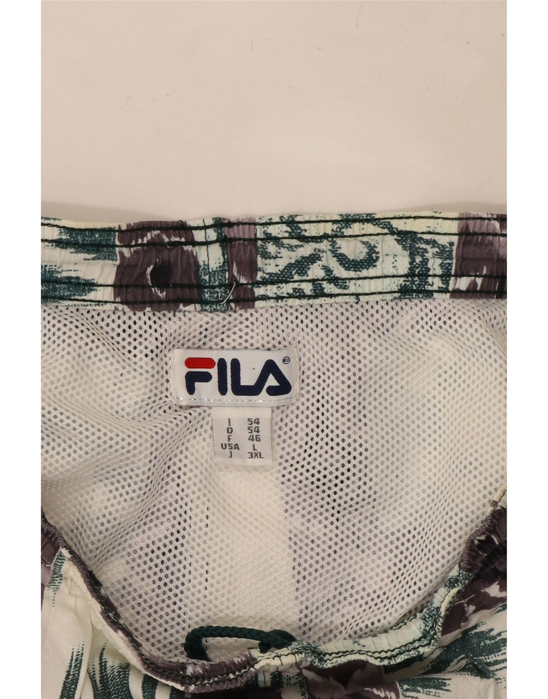 FILA Badeshorts til mænd Large Grå Ikat