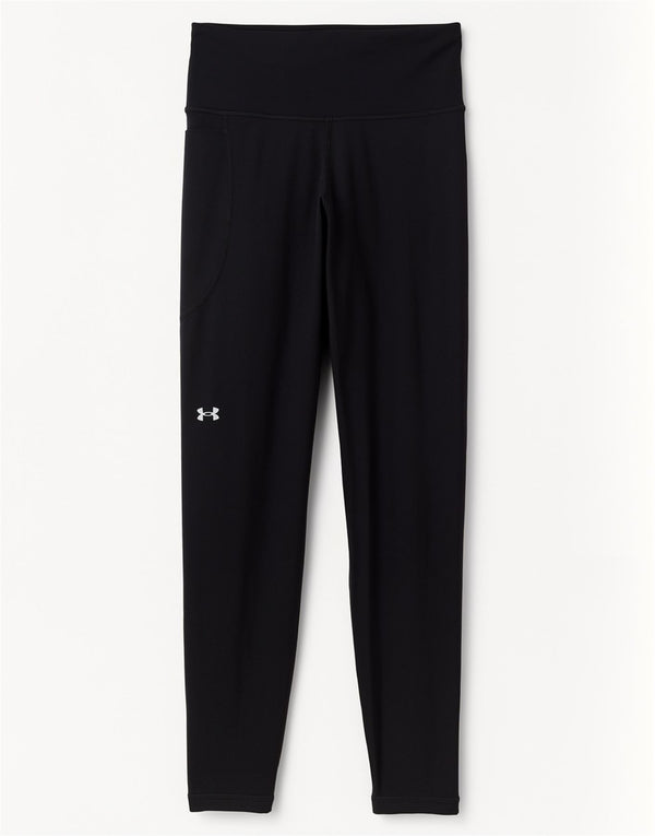 Under Armour Womens Leggings UK 14 Medium Black Polyester