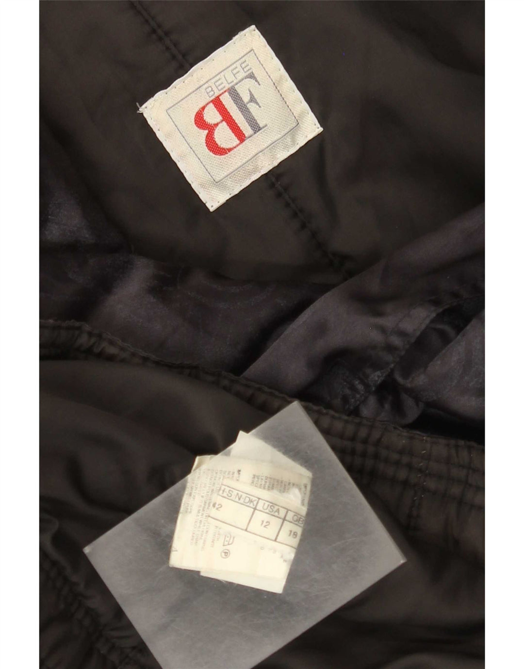 Belfe Dame Oversized Polstret Jakke UK 18 XL Navy Blue Nylon