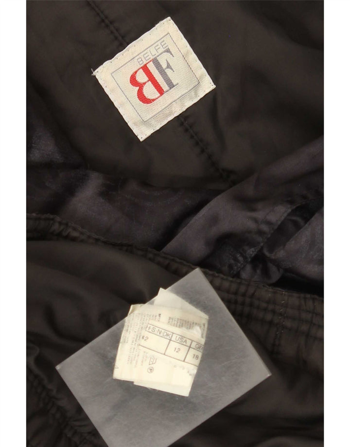 Belfe Dame Oversized Polstret Jakke UK 18 XL Navy Blue Nylon