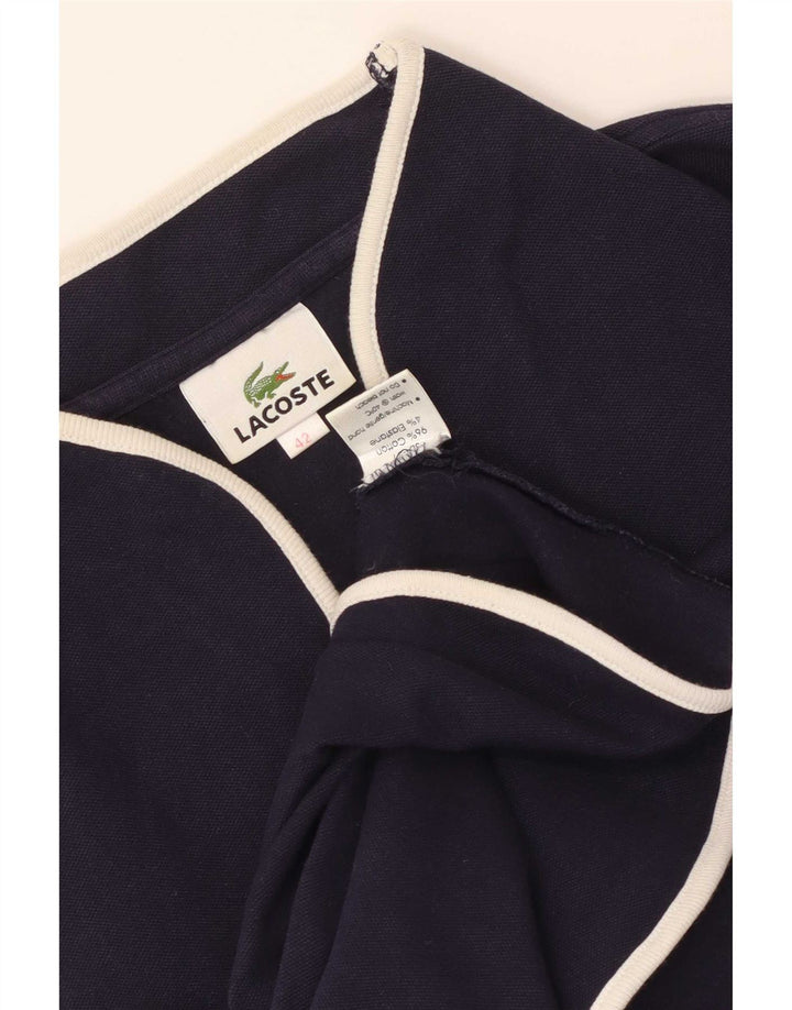 Lacoste Damevest Top Størrelse 42 Medium Navyblå Bomuld