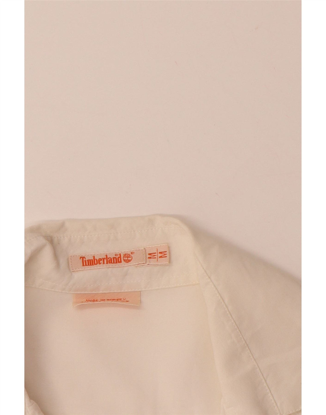 TIMBERLAND Womens 3/4 Sleeve Shirt UK 12 Medium White Geometric Viscose