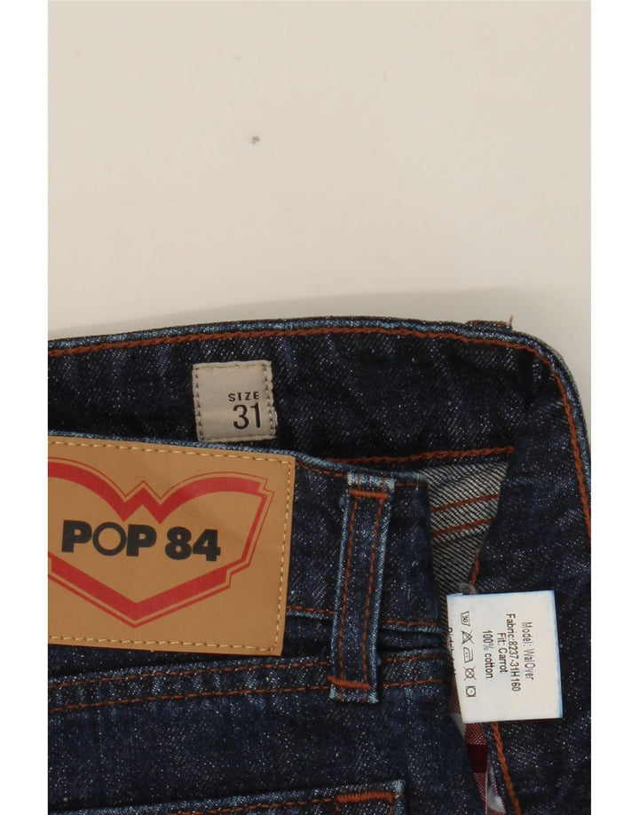 POP 84 Straight jeans til mænd W31 L26 Marineblå bomuld