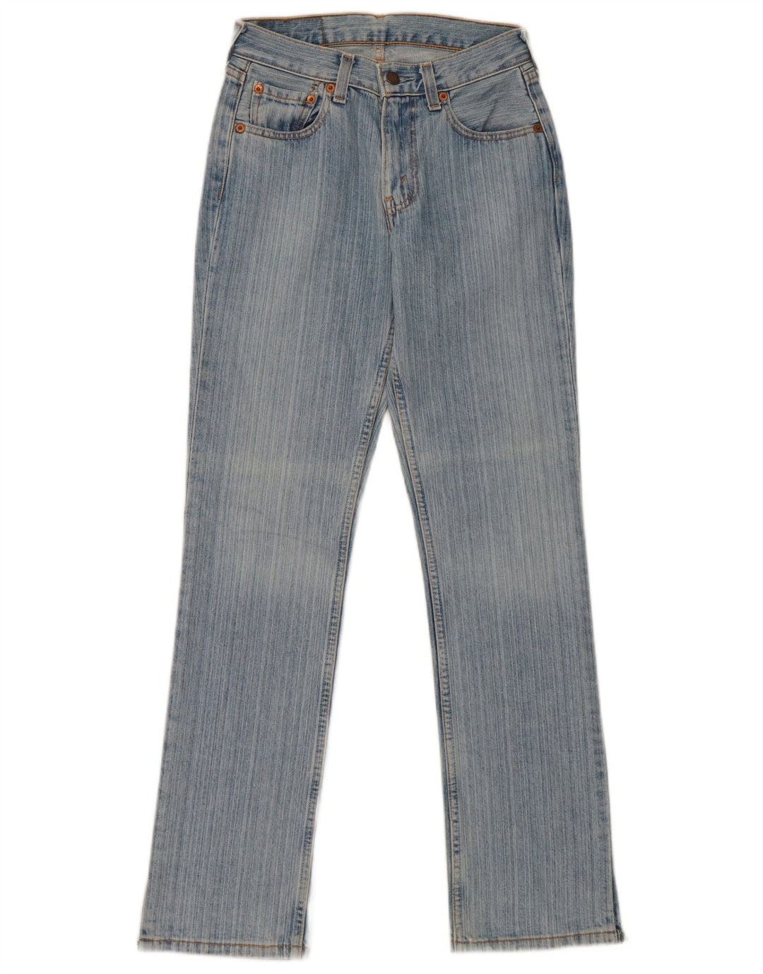 Levi's Dame 595 Straight Jeans W27 L32 Blå Bomuld