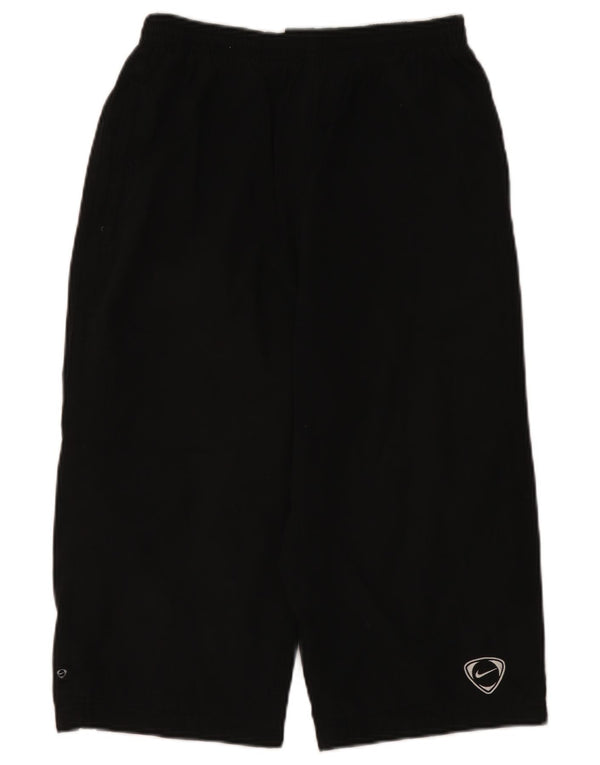 Nike Herre Bermuda Sportshorts Medium Sort Colourblock Polyester