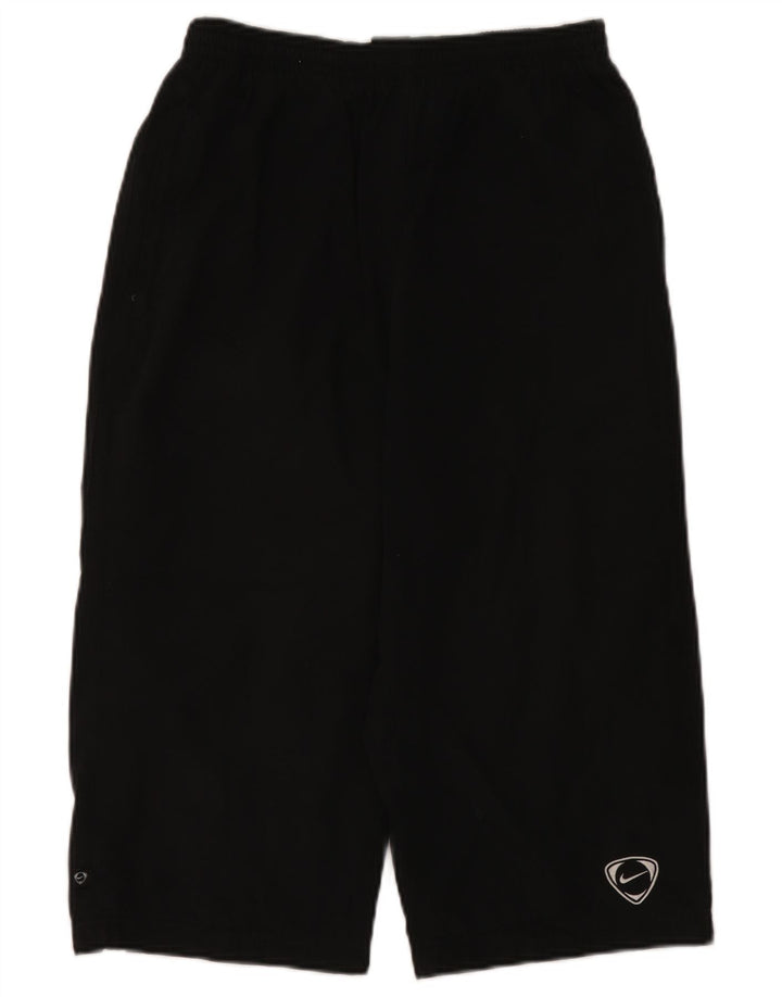 Nike Herre Bermuda Sportshorts Medium Sort Colourblock Polyester
