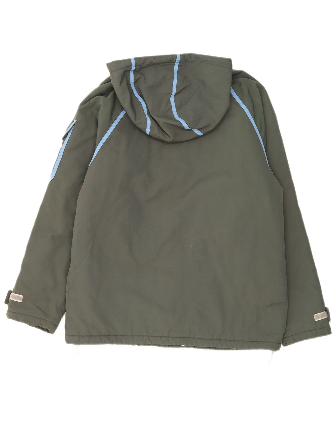 FILA Womens Hooded Windbreaker Jacket UK 14 Medium Grey Polyamide Vintage Fila and Second-Hand Fila from Messina Hembry 