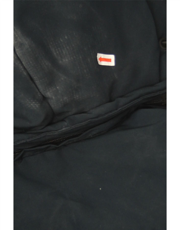 Superdry Dame Oversized Polstret Hættejakke UK 8 Small Navy Blue