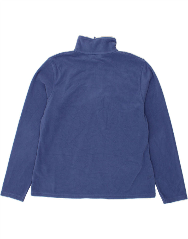 MOUNTAIN WAREHOUSE Mens Zip Neck Fleece Jumper XL Blue Polyester Vintage Mountain Warehouse and Second-Hand Mountain Warehouse from Messina Hembry 