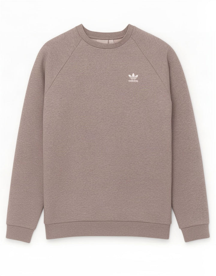 Adidas Sweatshirt-trøje til mænd Medium Grey Flecked Bomuld