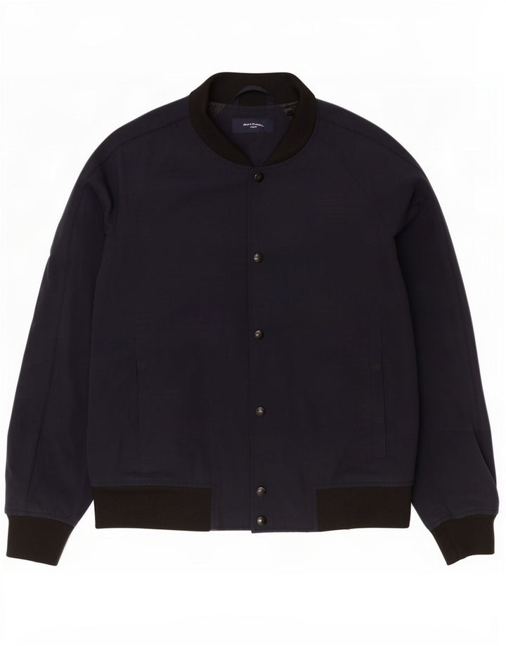 Paul Smith Bomberjakke til mænd UK 38 Medium Navy Blue Polyester