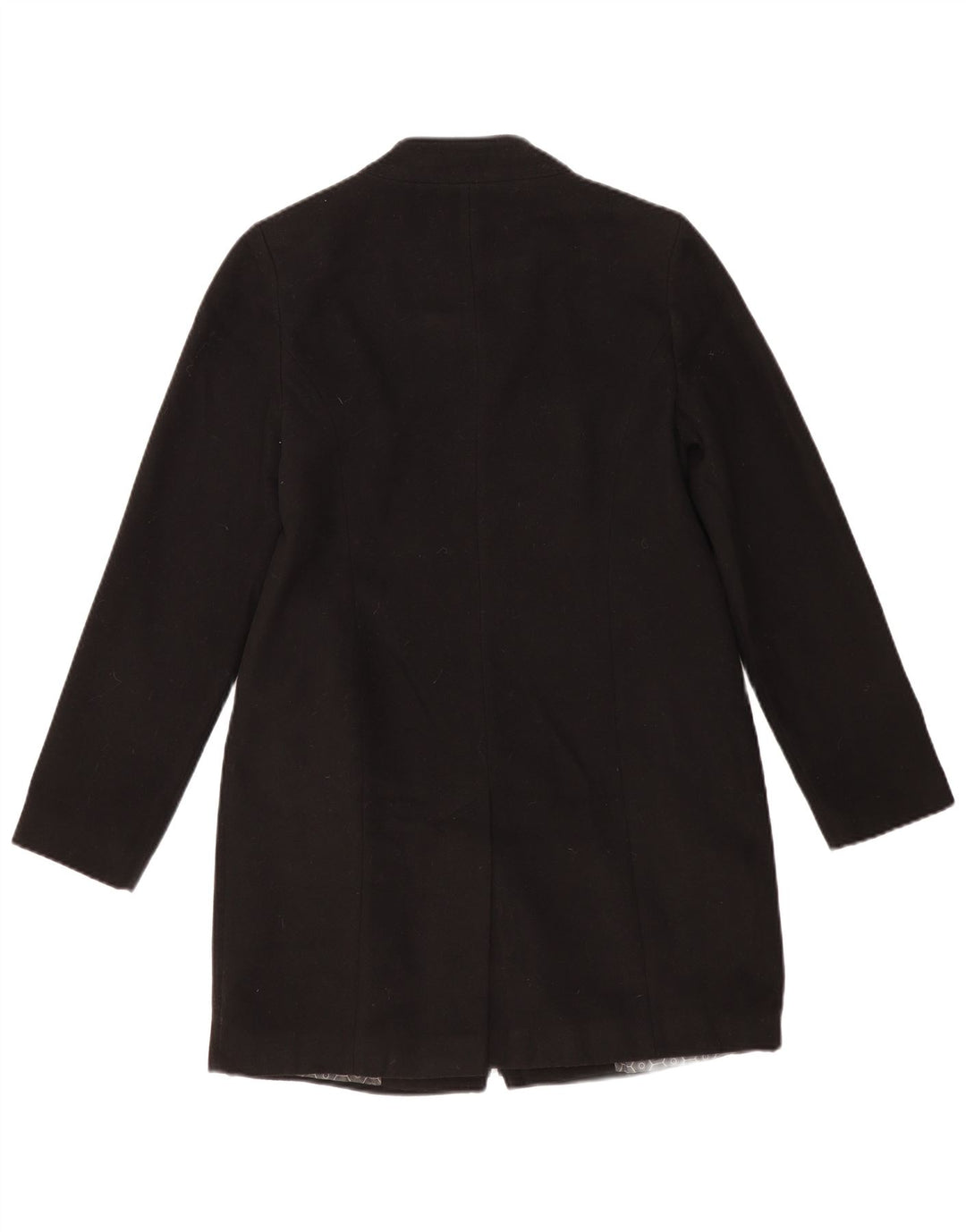 Marks & Spencer Dameoverfrakke UK 12 Medium Sort Polyester