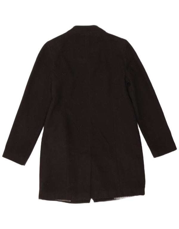 Marks & Spencer Dameoverfrakke UK 12 Medium Sort Polyester