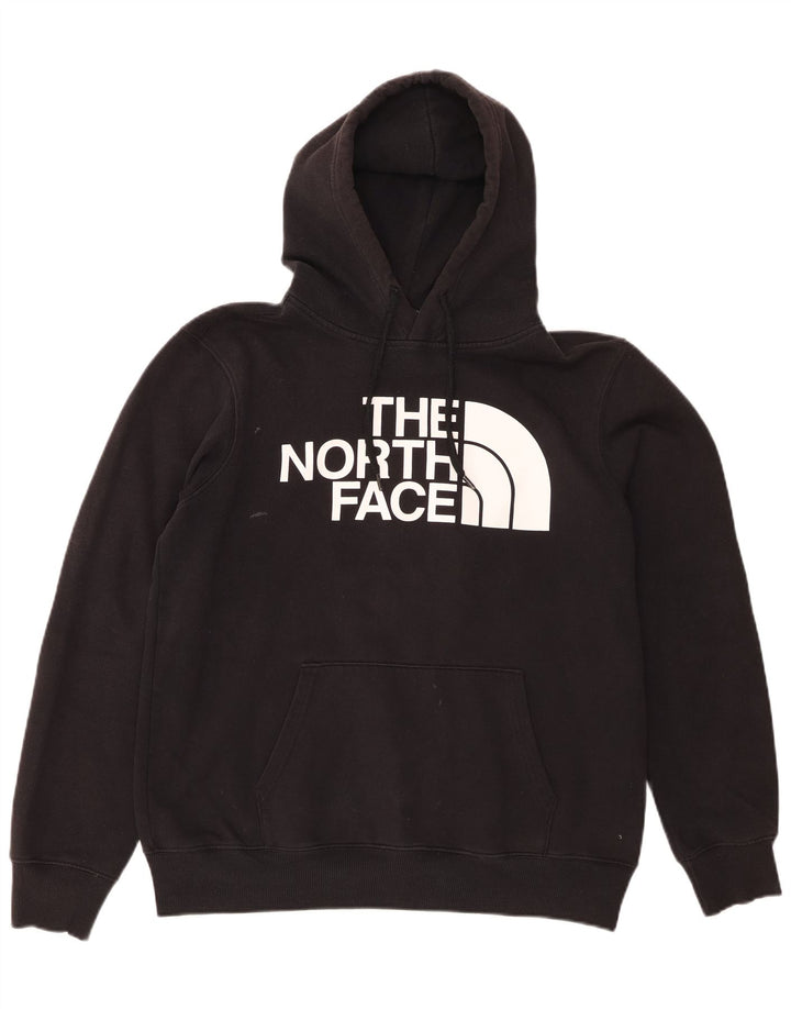 The North Face Herre Grafisk Hoodie Jumper Medium Sort Bomuld