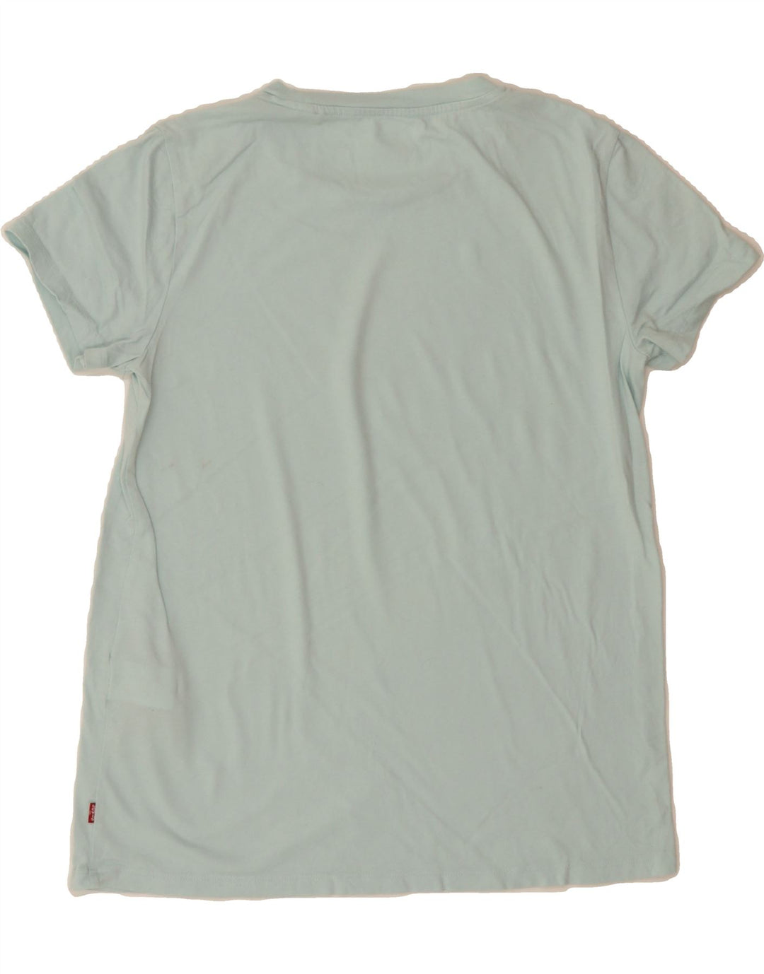 LEVI'S Womens Graphic T-Shirt Top UK 10 Small Blue Cotton Vintage Levi's and Second-Hand Levi's from Messina Hembry 