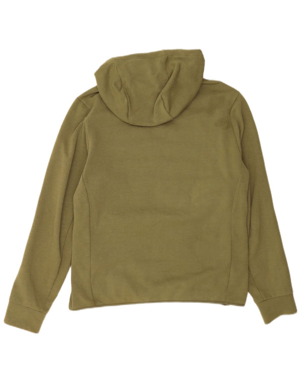 Adidas Hættetrøje med lynlås til mænd Large Green Polyester Sports