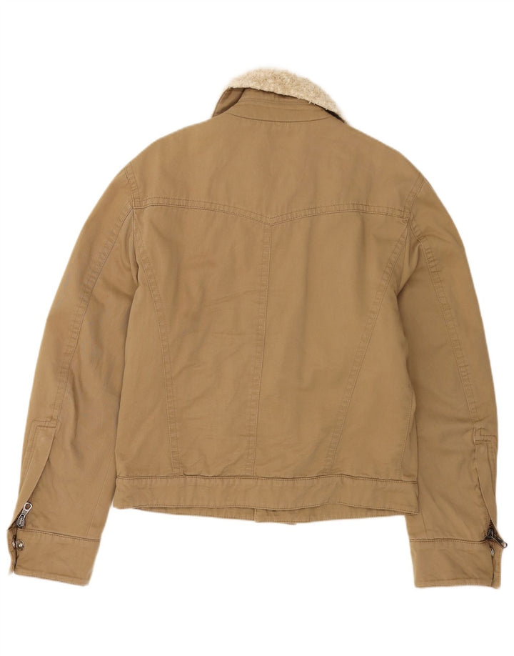 Iceberg Herre Utility Jacket IT 52 XL Beige Bomuld