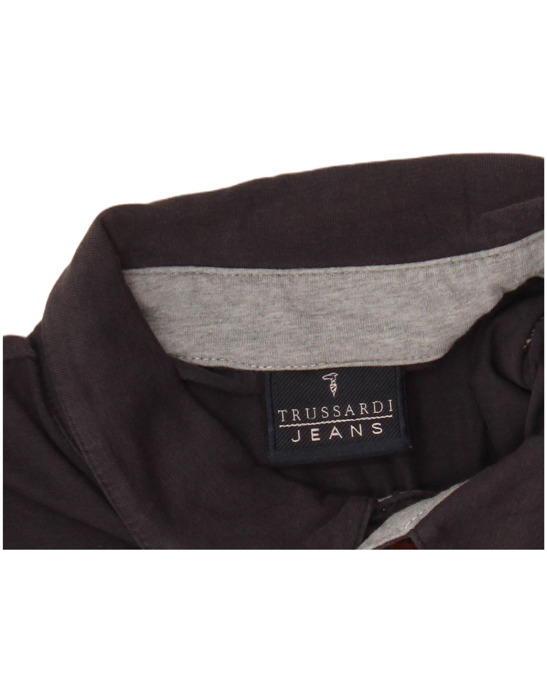 TRUSSARDI JEANS Poloskjorte til mænd Stor marineblå bomuld