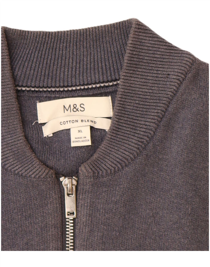 Marks & Spencer Herre træningsdragt Topjakke XL Grå Bomuld