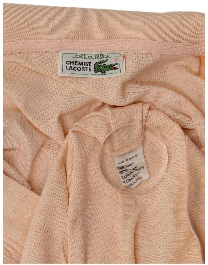 Lacoste herre poloskjorte stor orange bomuld