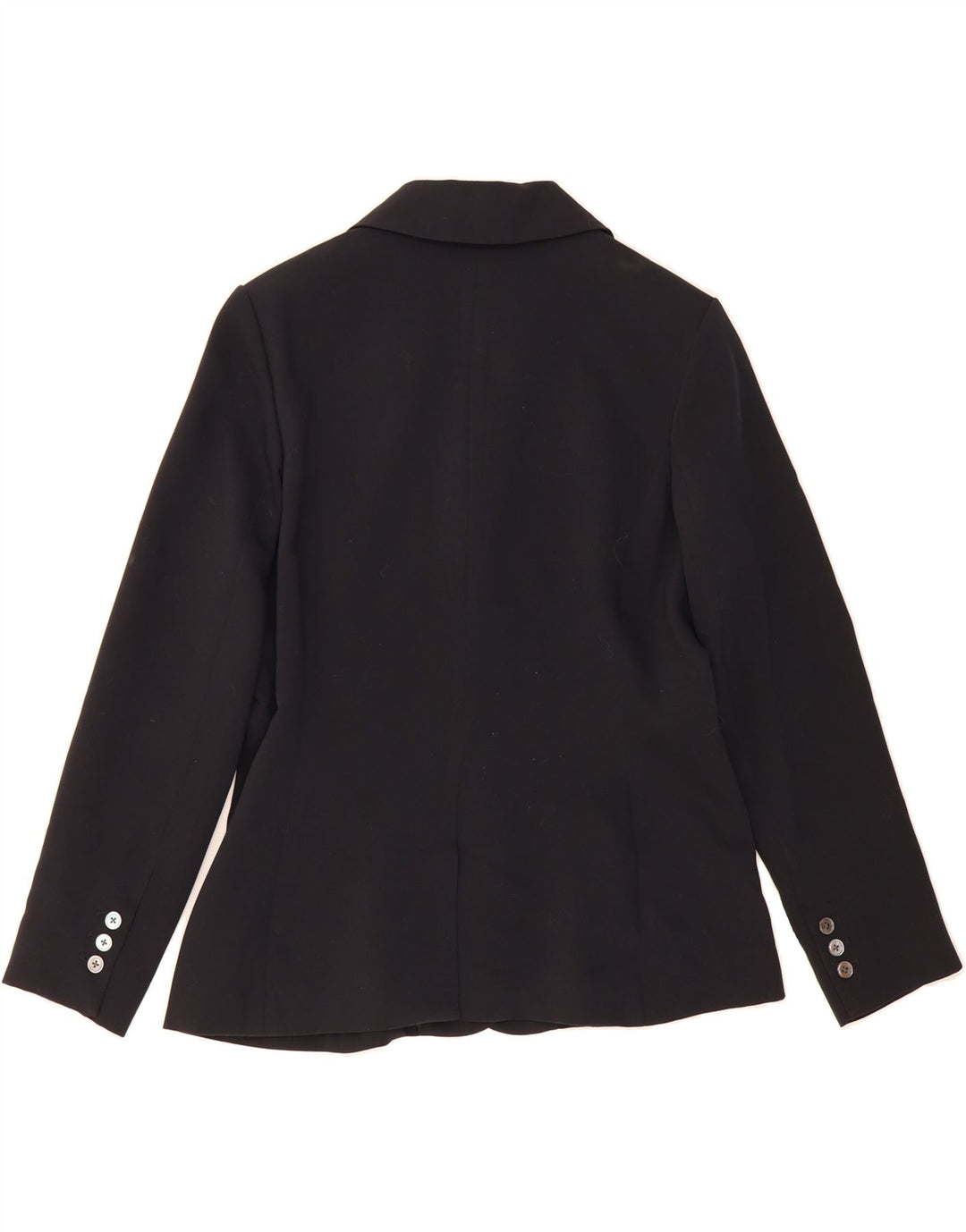 EDDIE BAUER Womens Petite 3 Button Blazer Jacket US 12 Large Navy Blue Vintage Eddie Bauer and Second-Hand Eddie Bauer from Messina Hembry 