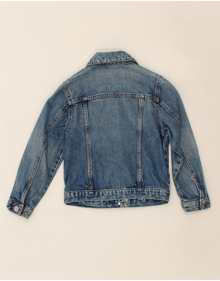 BENETTON Girls Denim Jacket 2-3 Years Black Vintage Benetton and Second-Hand Benetton from Messina Hembry 