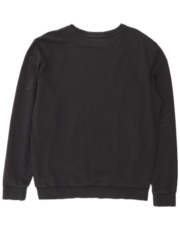 Puma Herre Grafisk Sweatshirt Jumper Stor Sort Bomuld