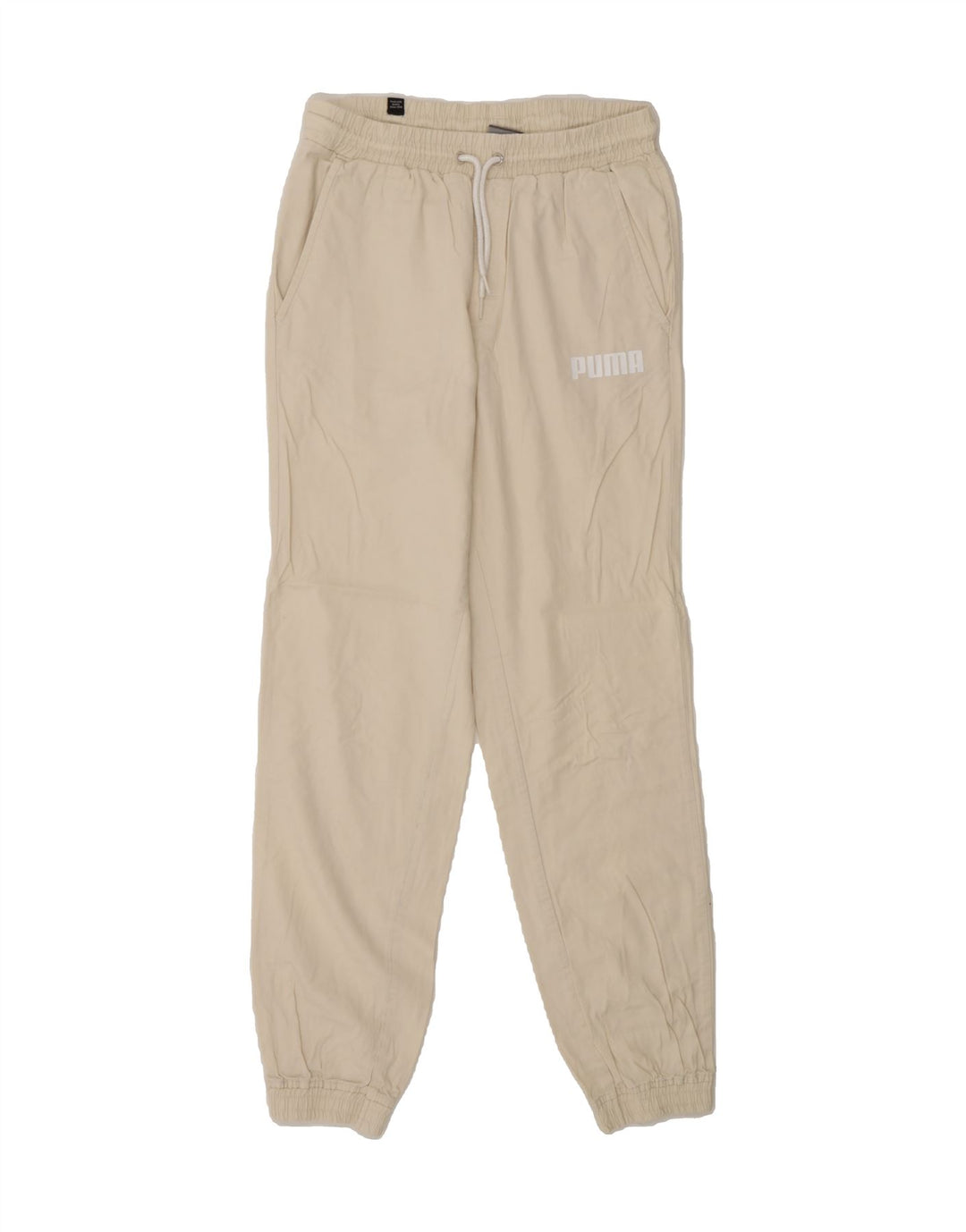 PUMA Mens Tracksuit Trousers Joggers Medium Beige Cotton Vintage Puma and Second-Hand Puma from Messina Hembry 