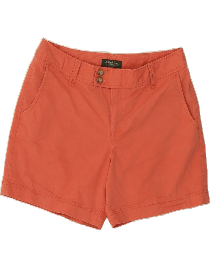 EDDIE BAUER Womens Chino Shorts US 10 Large W32  Pink Cotton Vintage Eddie Bauer and Second-Hand Eddie Bauer from Messina Hembry 