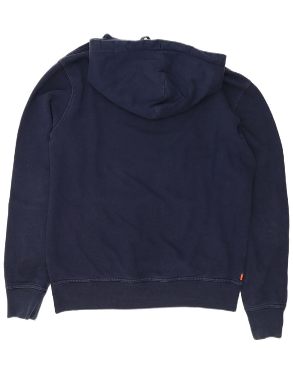 Superdry hættetrøje til mænd XL marineblå bomuld