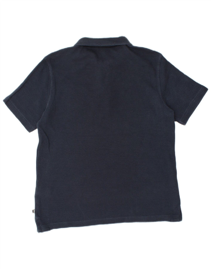 TED BAKER Poloshirt til mænd størrelse 2 Lille marineblå bomuld