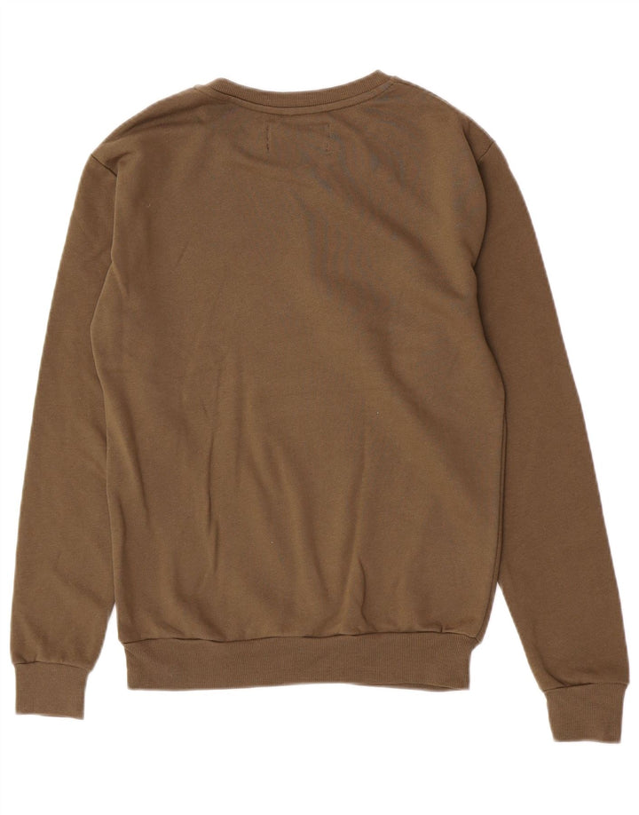 Zara Sweatshirt til mænd, lille brun bomuld