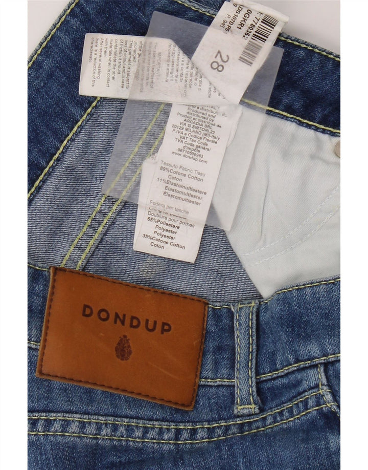 Dondup Dame Slim Jeans W28 L28 Blå Bomuld