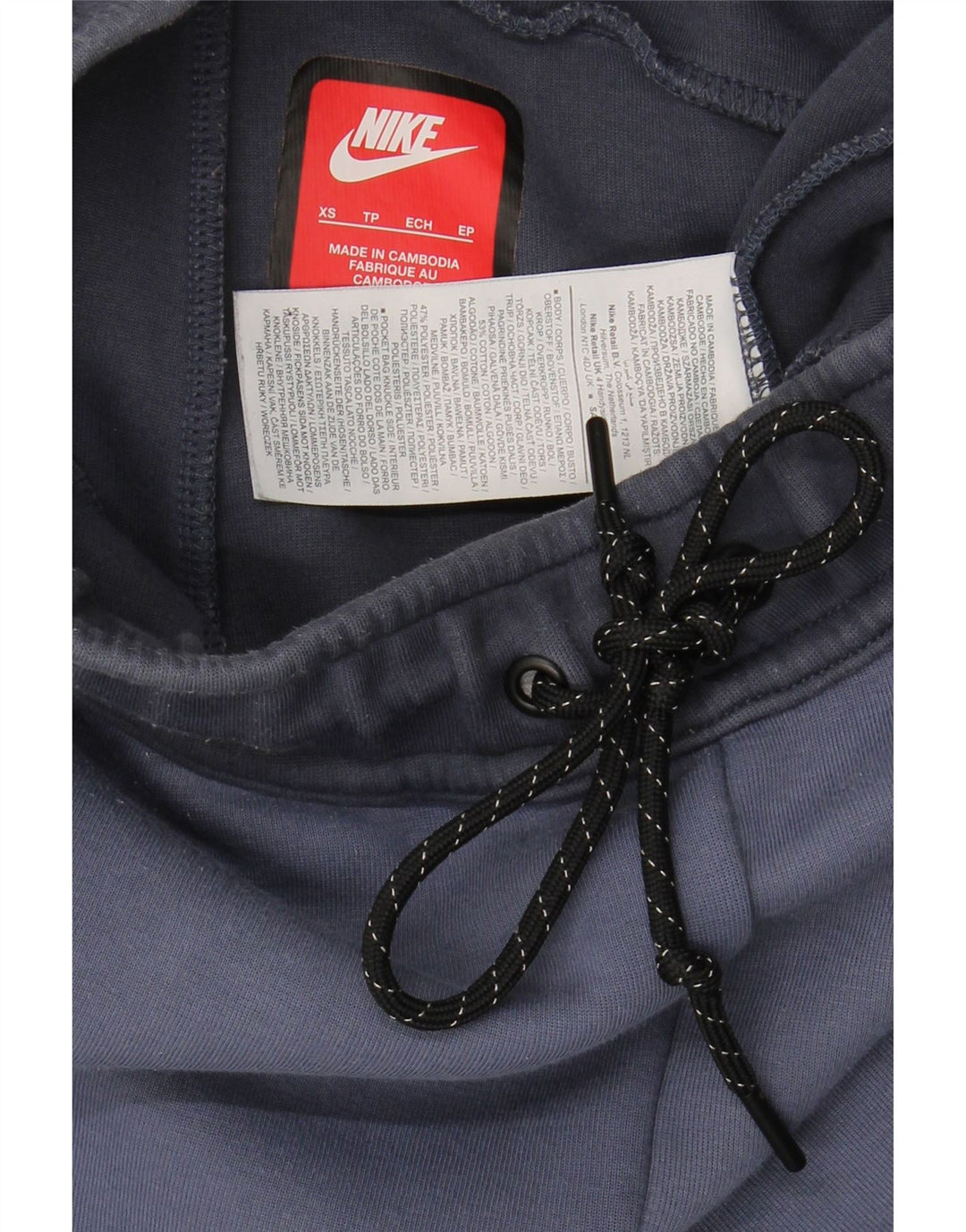 NIKE træningsdragt til kvinder Joggers UK 4 XS Navy Blue Colourblock
