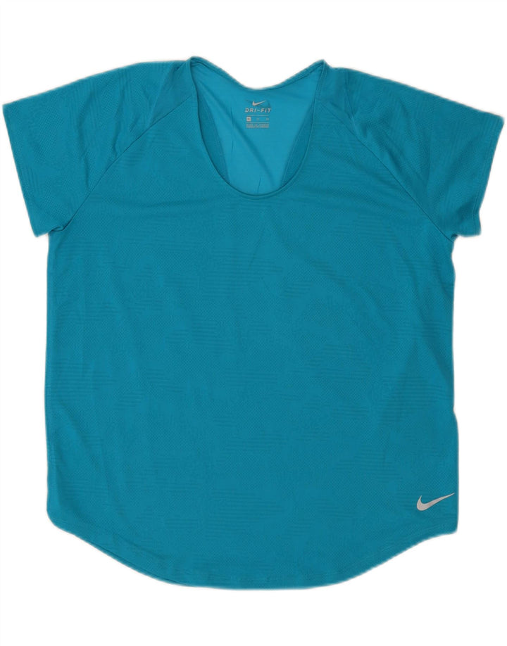 NIKE Womens Dri Fit T-Shirt Top UK 18 XL Blue Polyester Vintage Nike and Second-Hand Nike from Messina Hembry 
