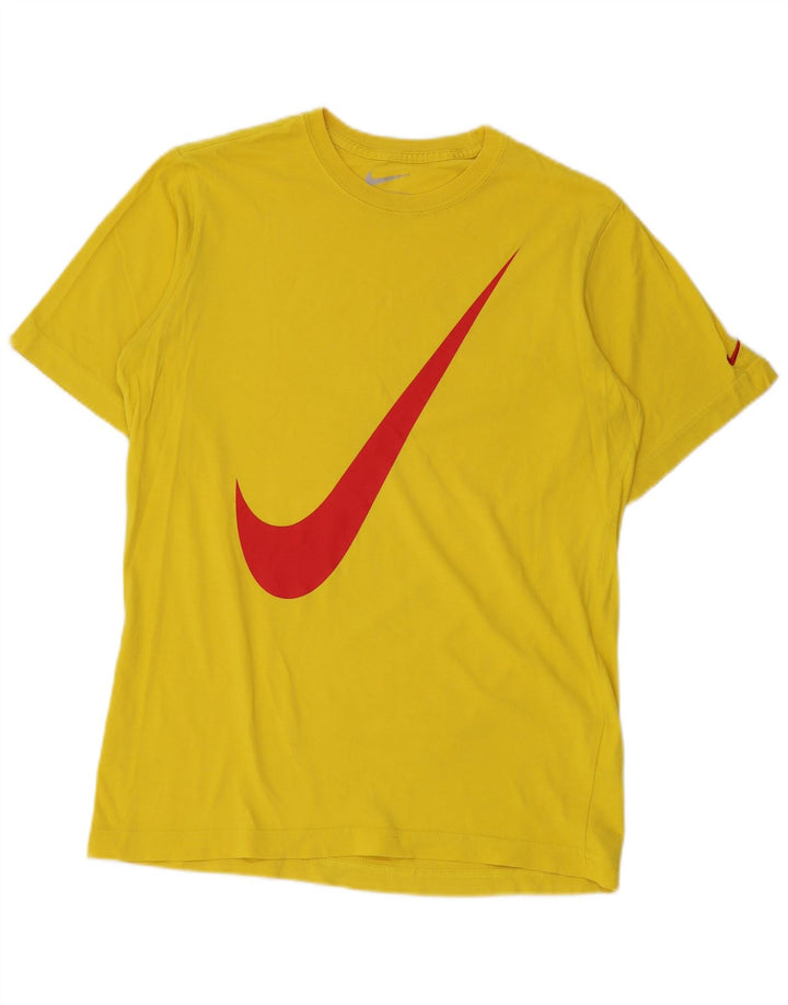 NIKE drenge grafisk t-shirt top 13-14 år XL gul bomuld