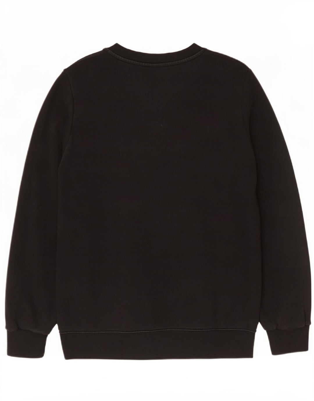 Pyrex Dame Grafisk Sweatshirt Jumper UK 6 XS Sort Bomuld
