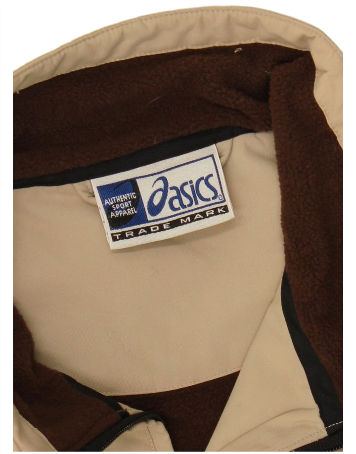 Asics Herre Bomber Jacket UK 40 Stor Beige Polyamid