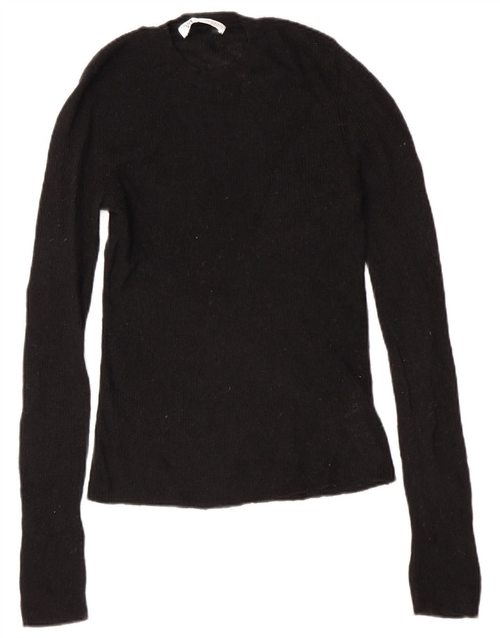 Zara Dame sweater med rund hals DK 12 Medium Sort Polyamid
