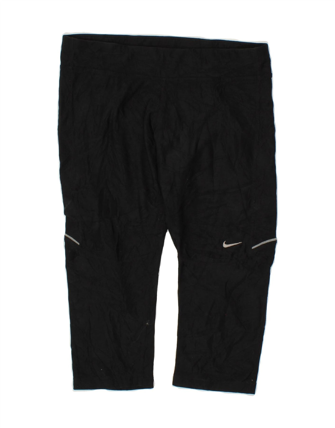 NIKE Womens Dri Fit Capri Leggings UK 12 Medium  Black Polyester Vintage Nike and Second-Hand Nike from Messina Hembry 