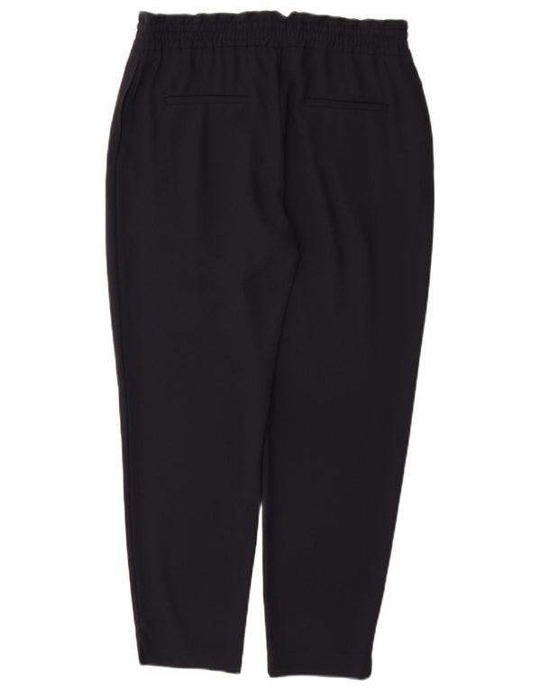 Zara kvinders tilspidsede chinobukser Medium W30 L28 Marineblå