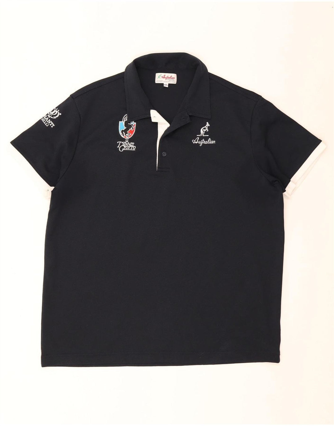 AUSTRALIAN L'ALPINA Poloskjorte til mænd 2XL Navyblå polyester